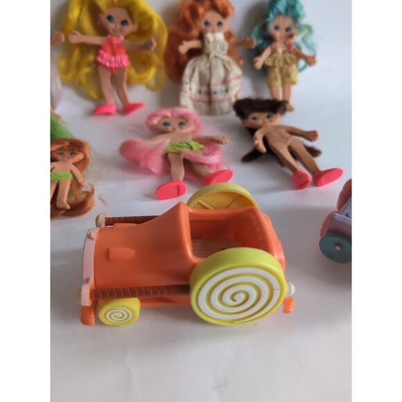 Vtg Ideal Flatsy Doll Car Lot 60s 70s Baby Ice Cream Truck - Picture 3 of 15